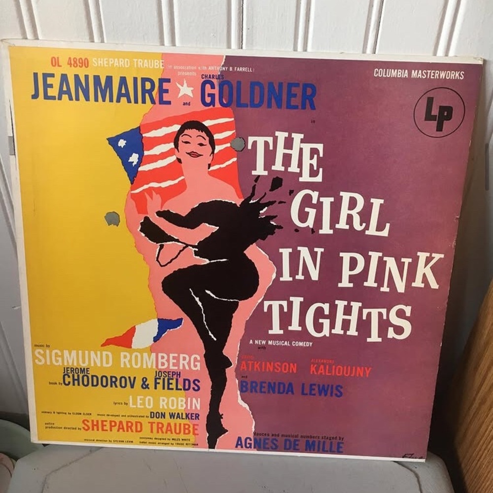1954 The Girl in the Pink T I G H T S vinyl record